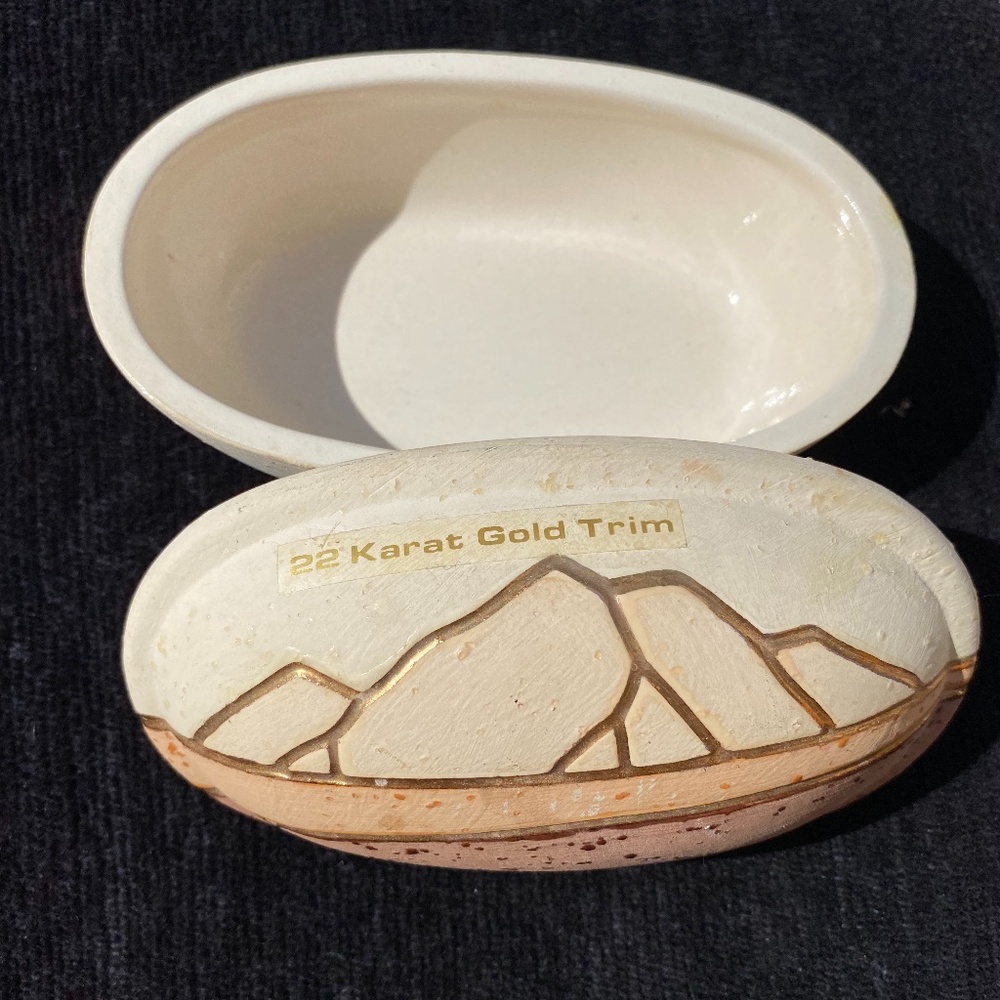 Vintage Mesa 80s Era Southwestern Trinket Box